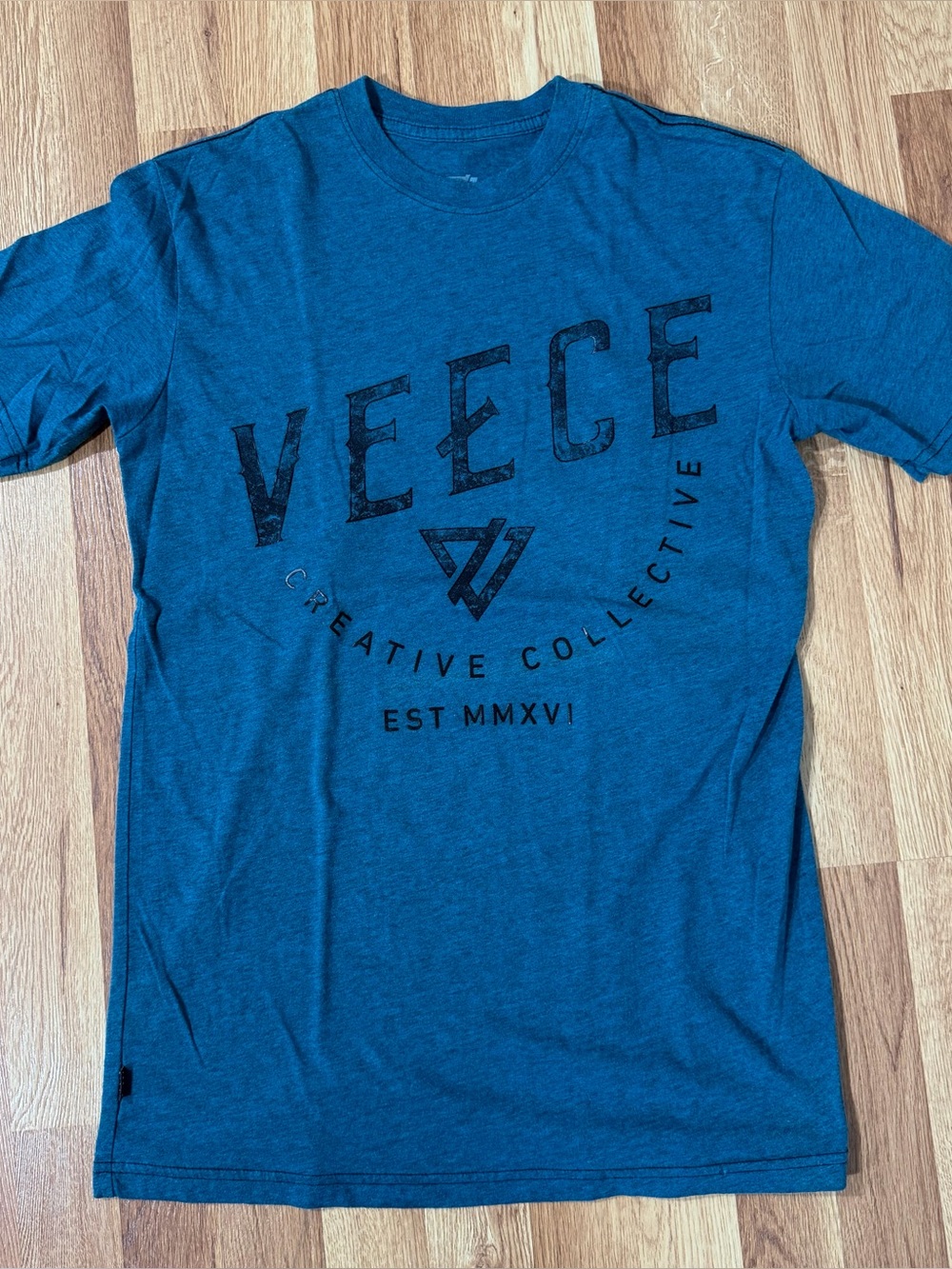 Veece Short Sleeve T-Shirt — Teal Blue